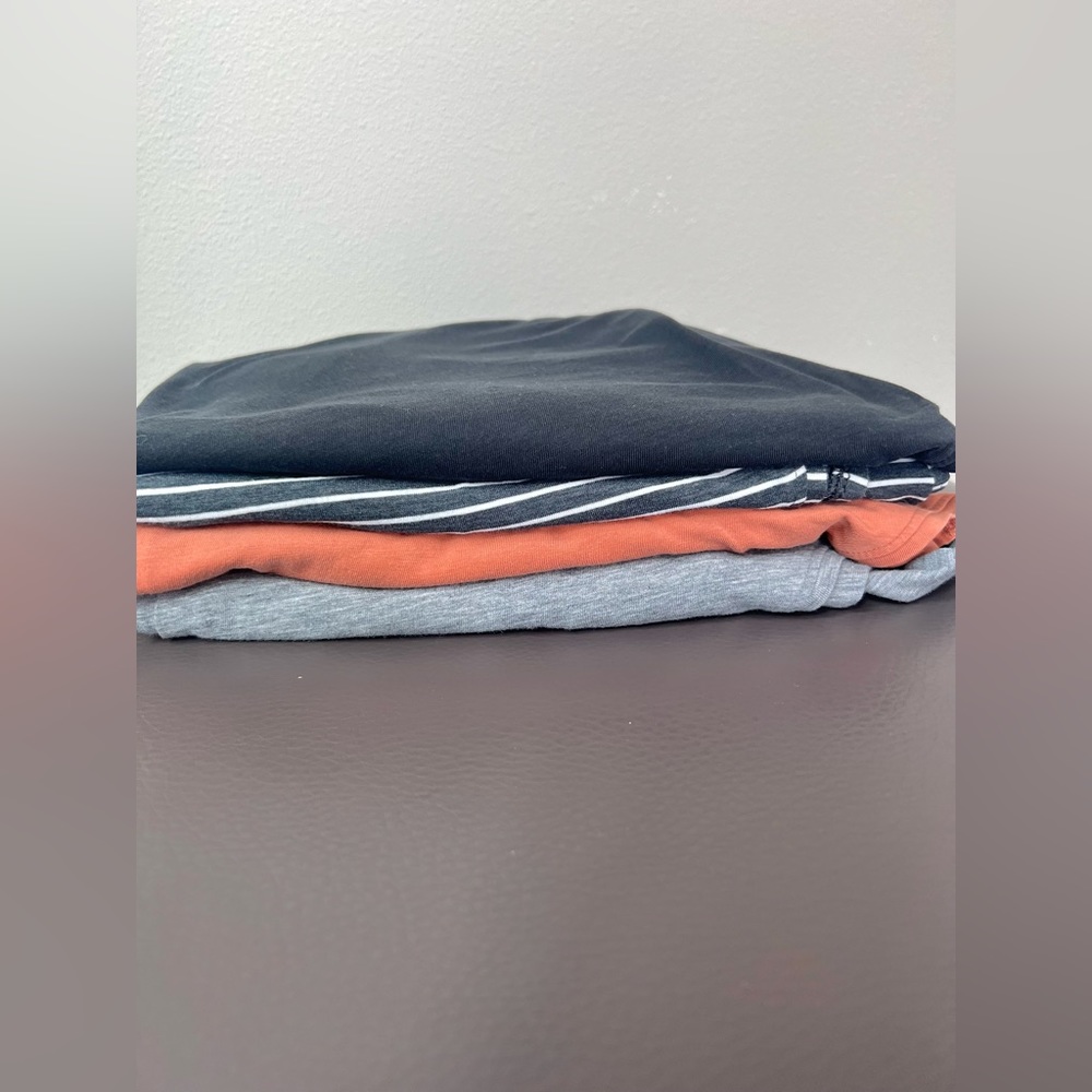 Bundle lululemon Brunswick muscle tank - black, burnt orange, stripe and grey